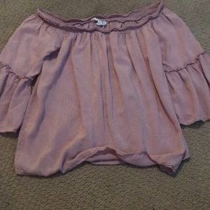 Off the shoulder shirt